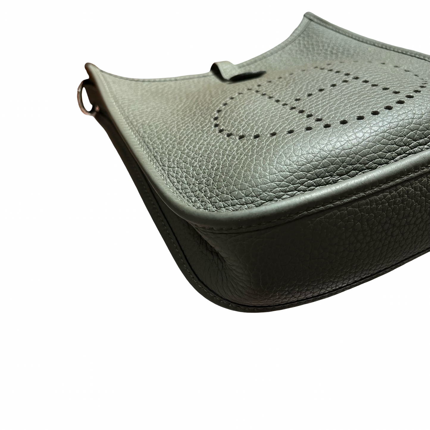 HERMES MINI EVELYNE 16 CLEMENCE GRAY TC PHW [3000670]