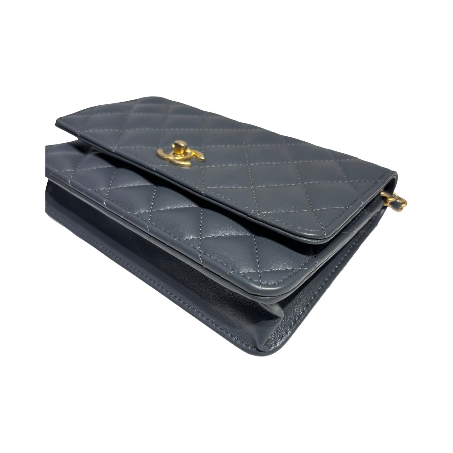 CHANEL GREY WOC [20000310]