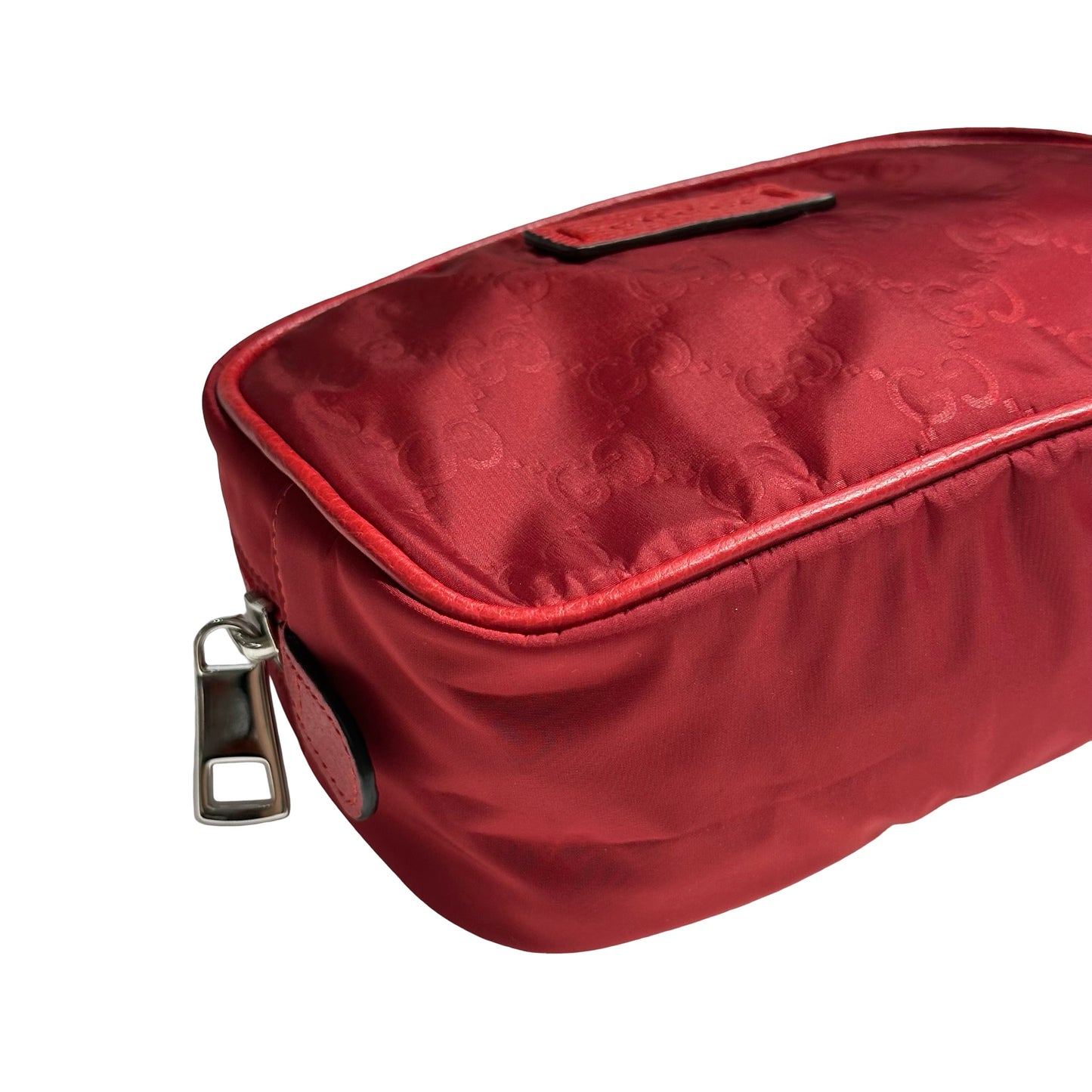 GUCCI GG POUCH RED NYLON [20004205]