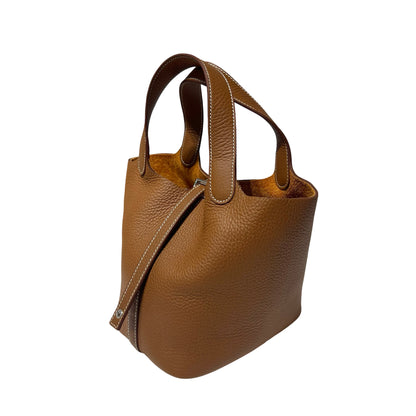 TC leather Picotin 18 Hand bag [101214]