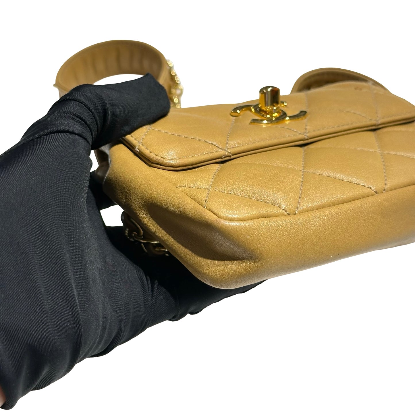 CHANEL VINTAGE BELT BAG BEIGE [20004214]