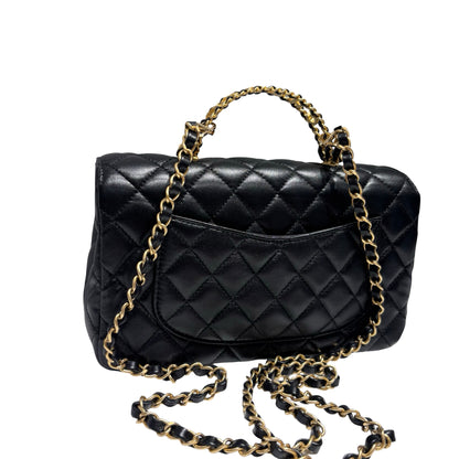 CHANEL TOP HANDLE SMALL FLAP BAG [3000356]