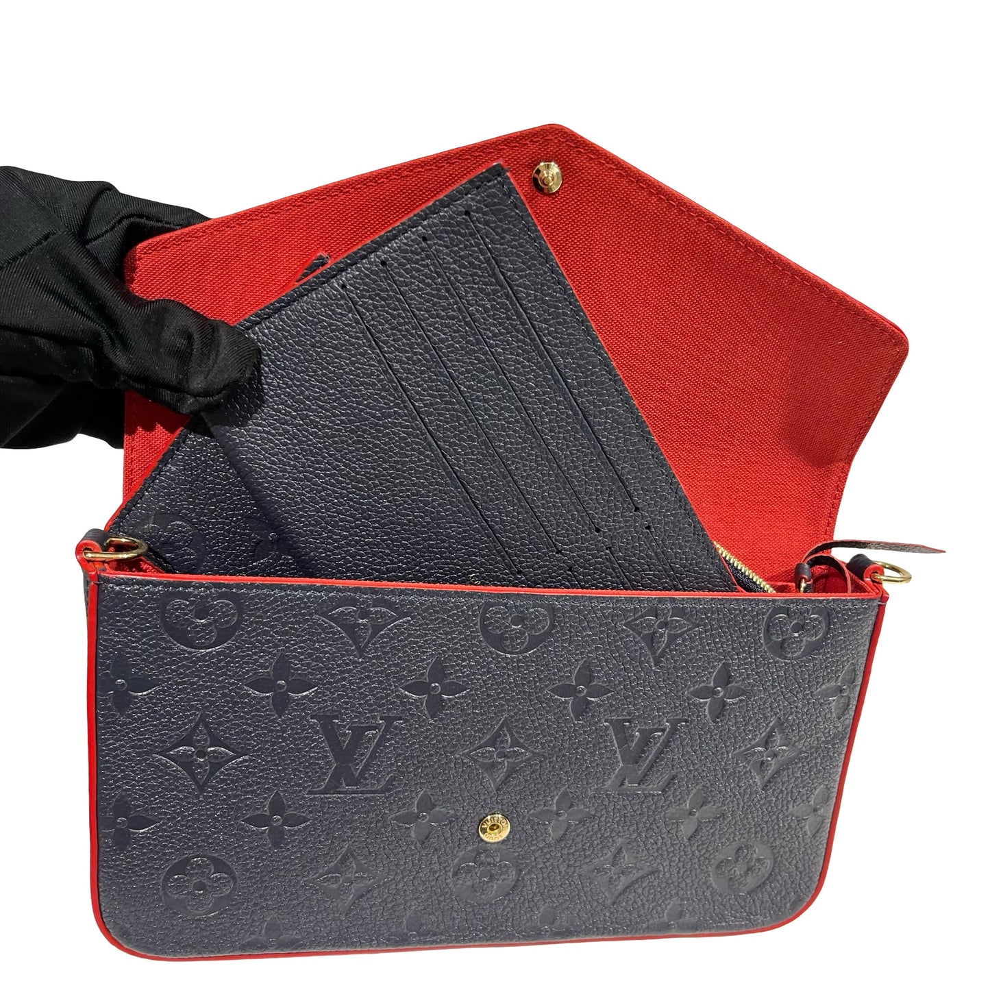 LV FELICIE POCHETTE NAVY  [3000783]
