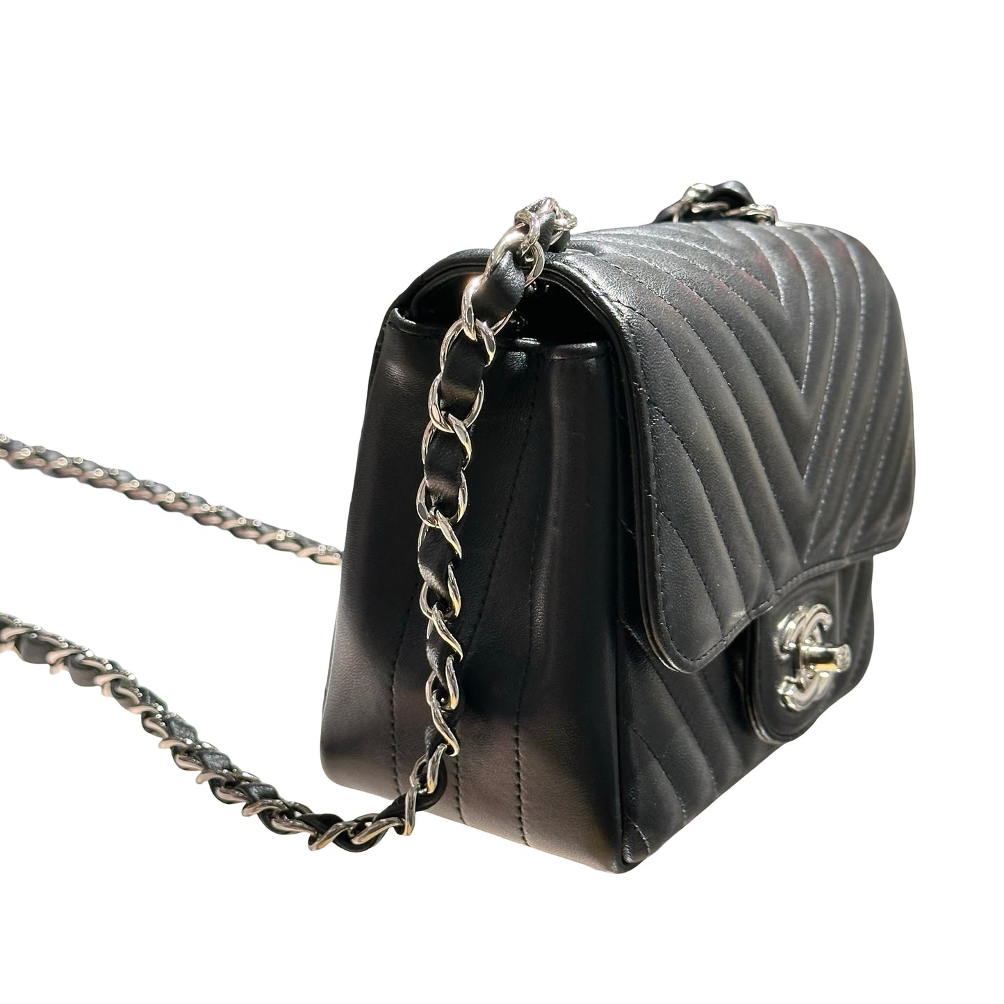 CHANEL V LINE 17CM MINI FLAP BAG [3000457]