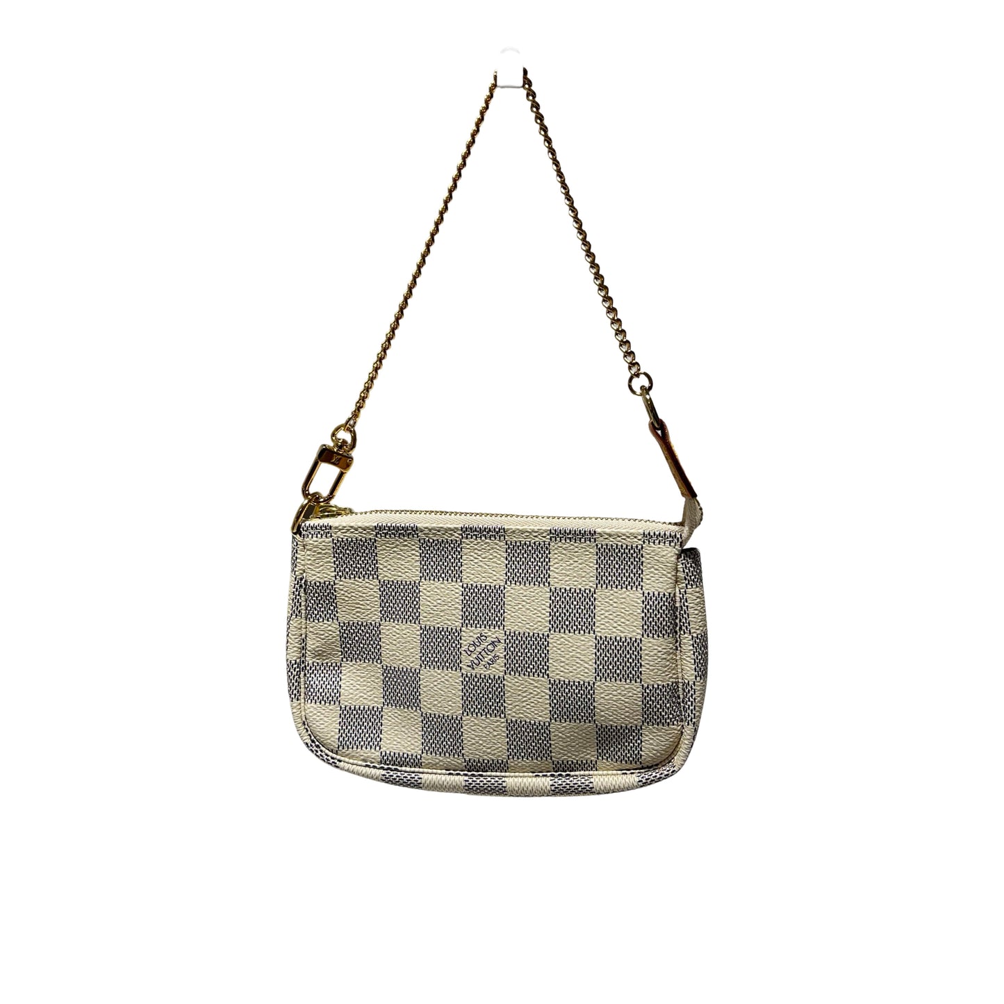 Damier Azur Calf Skin Mini Pouch Pouch [101334]