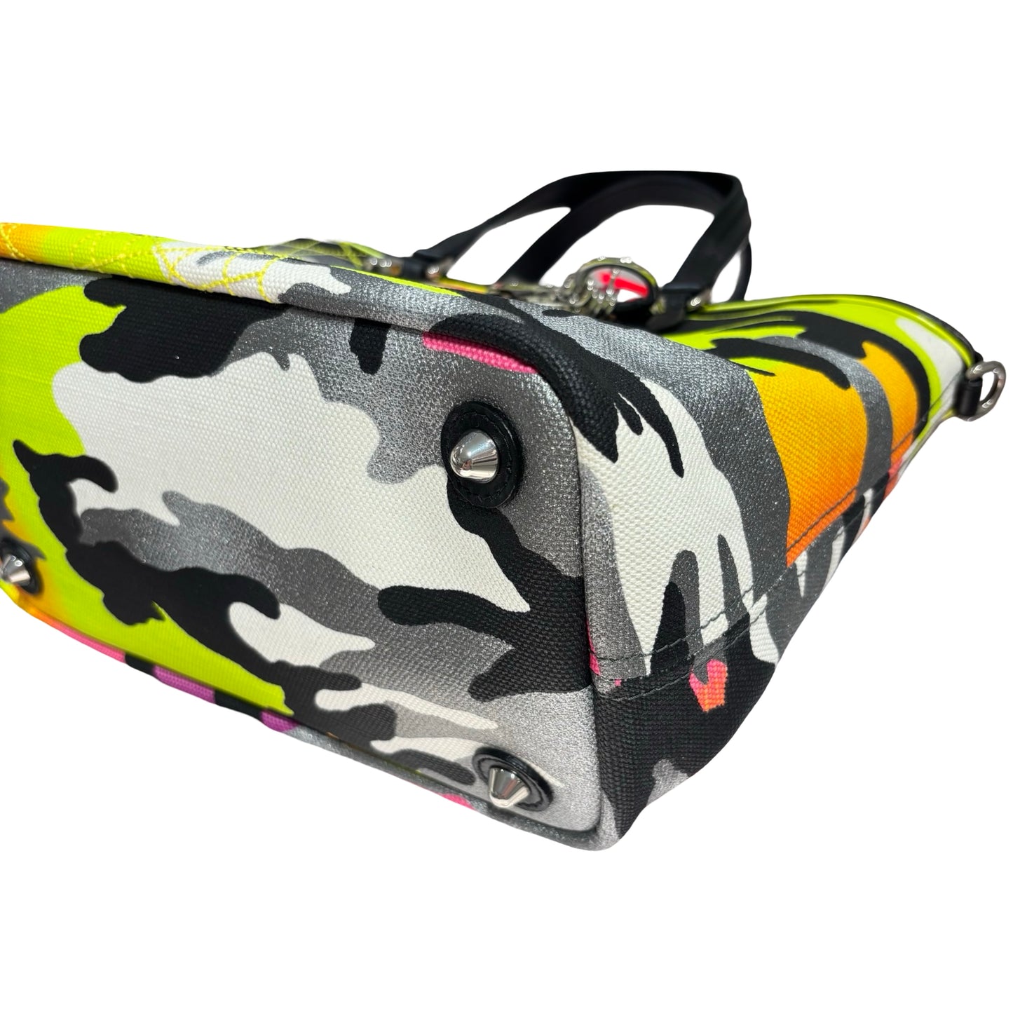 DIOR X ANSELM REYLE CAMOUFLAGE CANVAS HANDBAG [3000265]