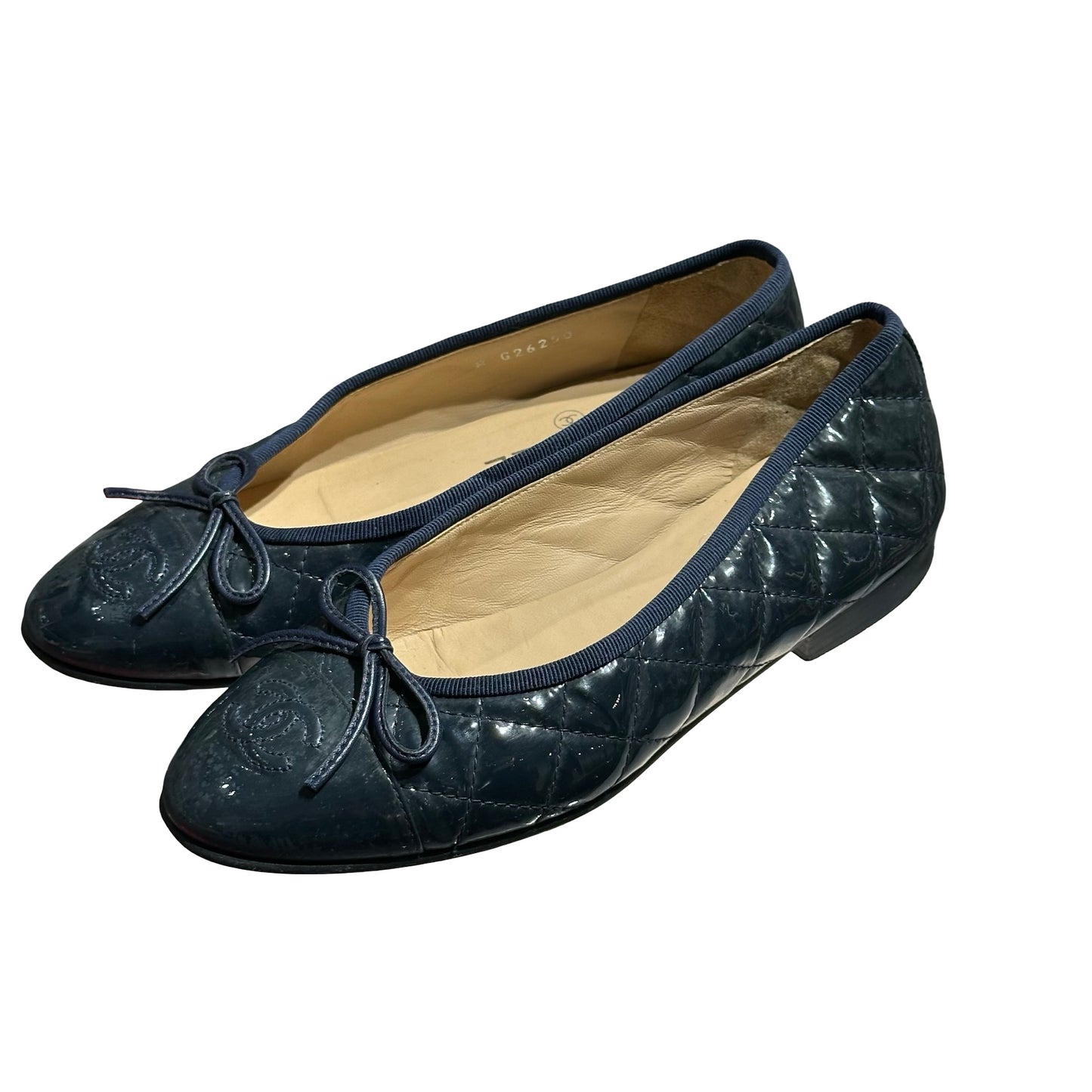 CHANEL NAVY SHOES [3001029]