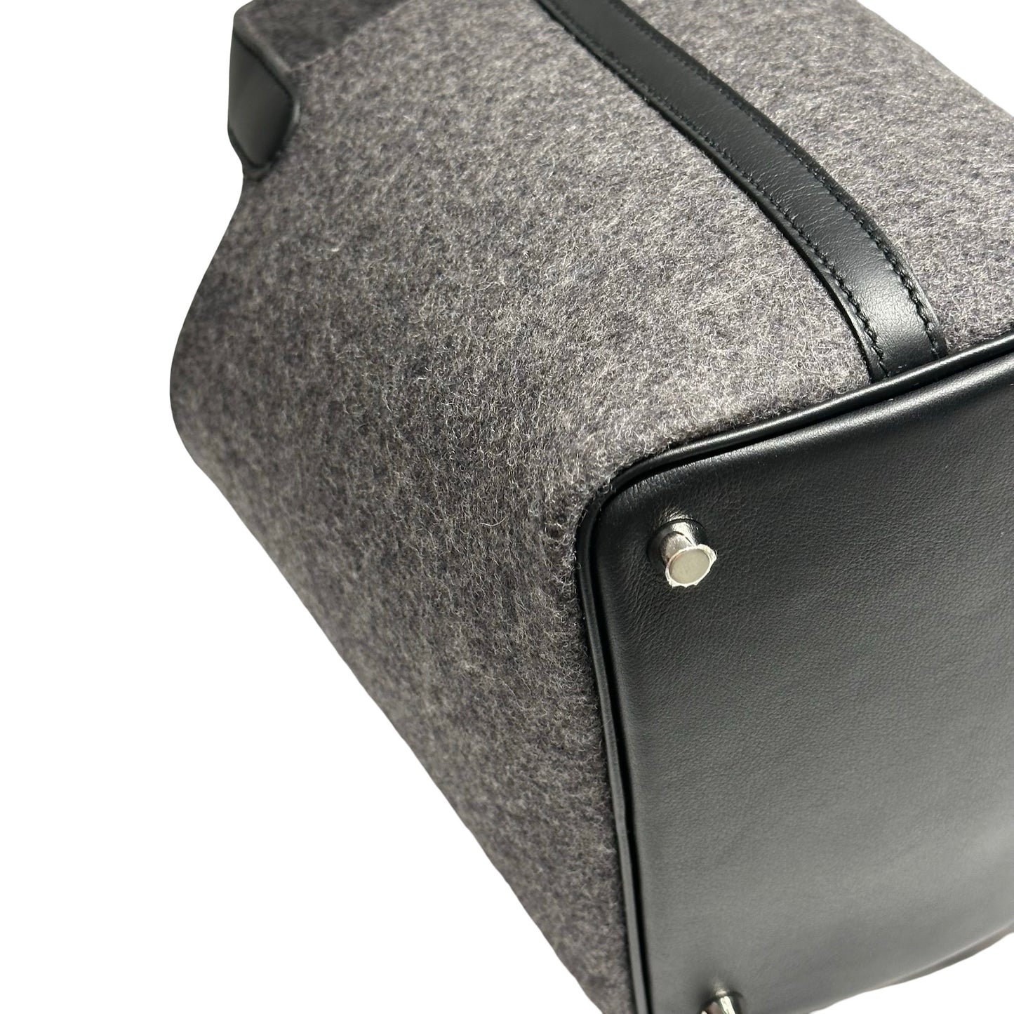 HERMES PICOTIN 18 WOOL GRIS MOYEN PHW [3000162]