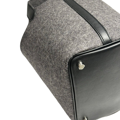 HERMES PICOTIN 18 WOOL GRIS MOYEN PHW [3000162]