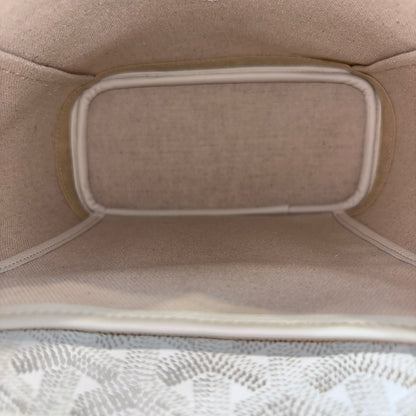 GOYARD LE SAC ALPIN MINI WHITE CANVAS PHW [3001373]