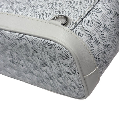 GOYARD LE SAC ALPIN MINI WHITE CANVAS PHW [3001373]