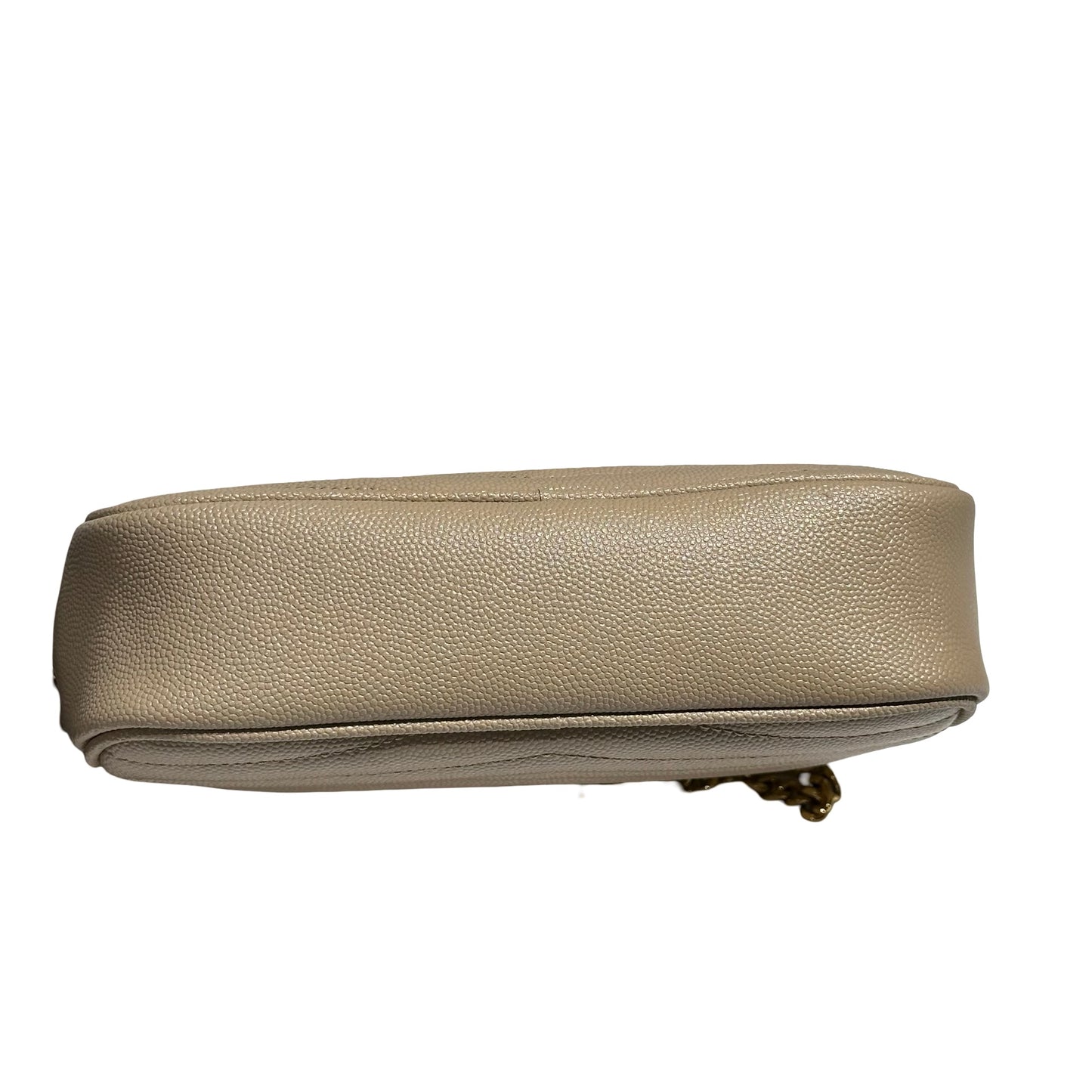 YSL MINIBAG MONO BEIGE CALFSKIN GHW [3001065]