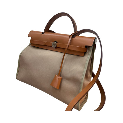 Calfskin,Canvas Herbag 31 Two Way Shoulder Bag [101479]