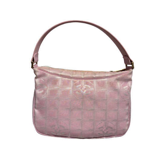 CHANEL PINK GHW TRAVEL LINE SHOULDER BAG [3000258]