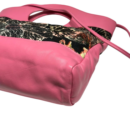 CHANEL 31 BAG LARGE FLORAL PINK NYLON GHW [3000154]