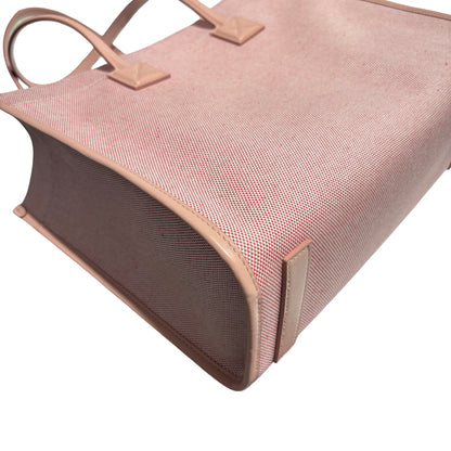 BURBERRY DUSTY PINK GHW SMALL FREYA TOTE BAG [3000259]
