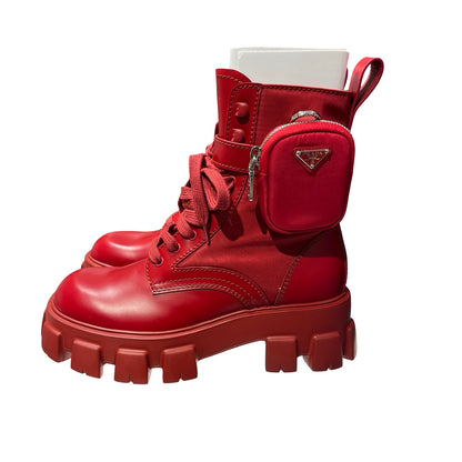 PRADA RED SHOES [3000887]