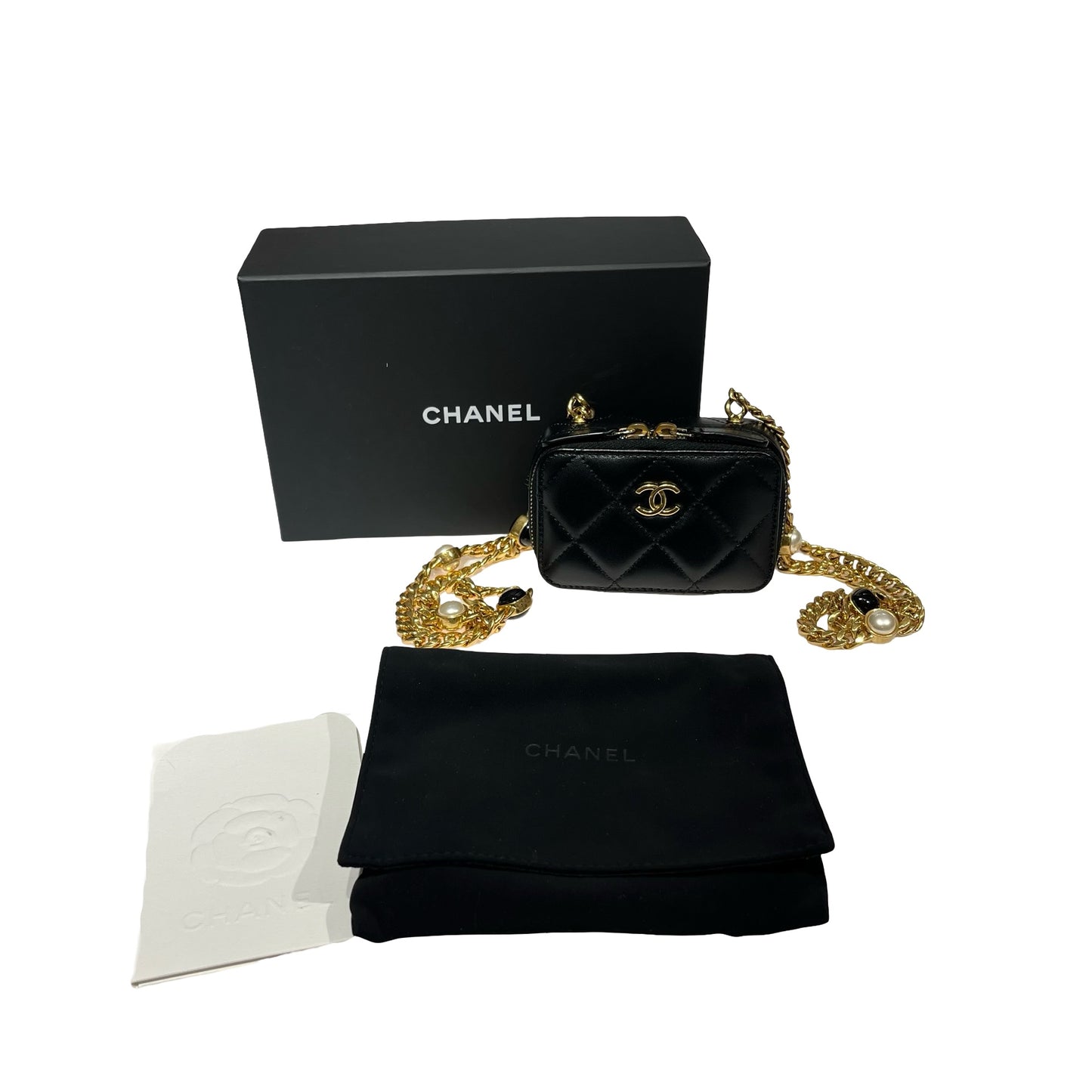 CHANEL SMALL POUCH WITH CHAIN [3000649]