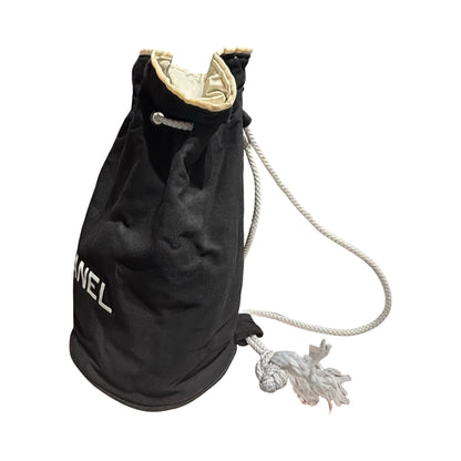 CHANEL VINTAGE NOVELTY DRAWSTRING POOL BAG［3000339］