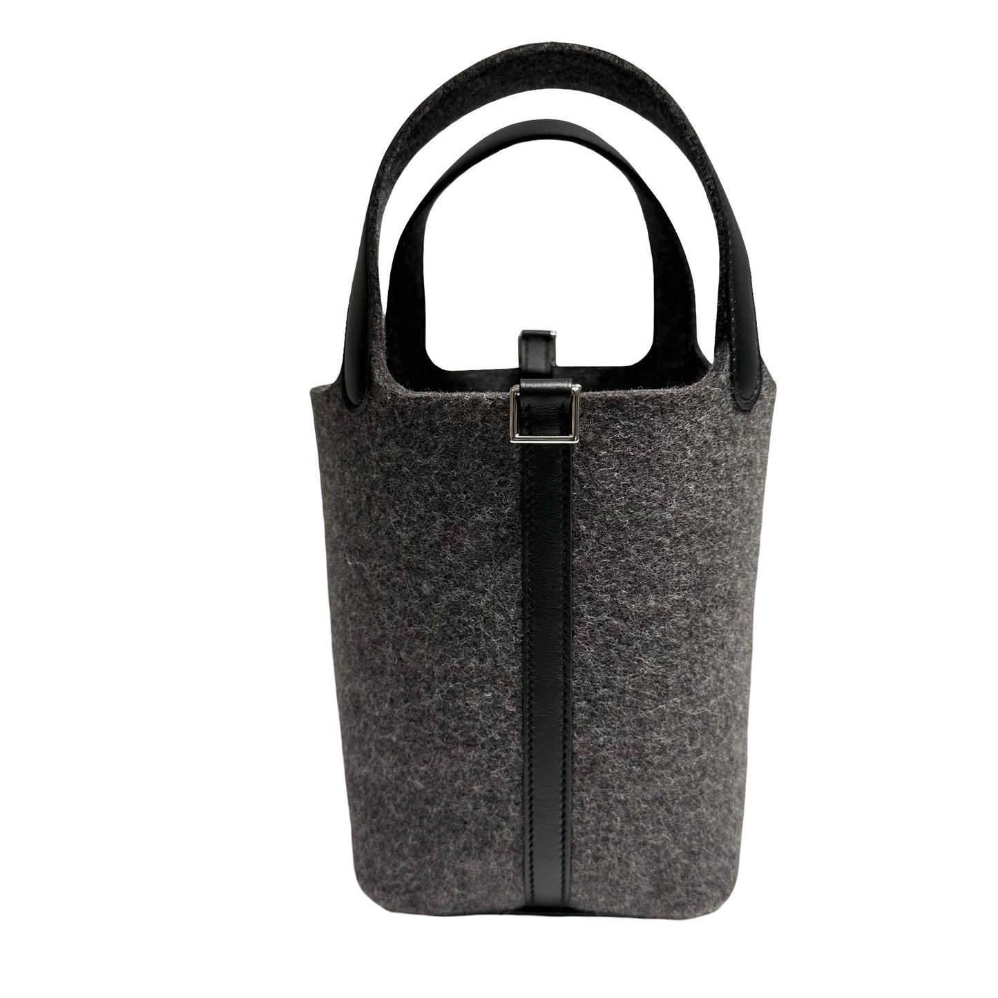 HERMES PICOTIN 18 WOOL GRIS MOYEN PHW [3000162]