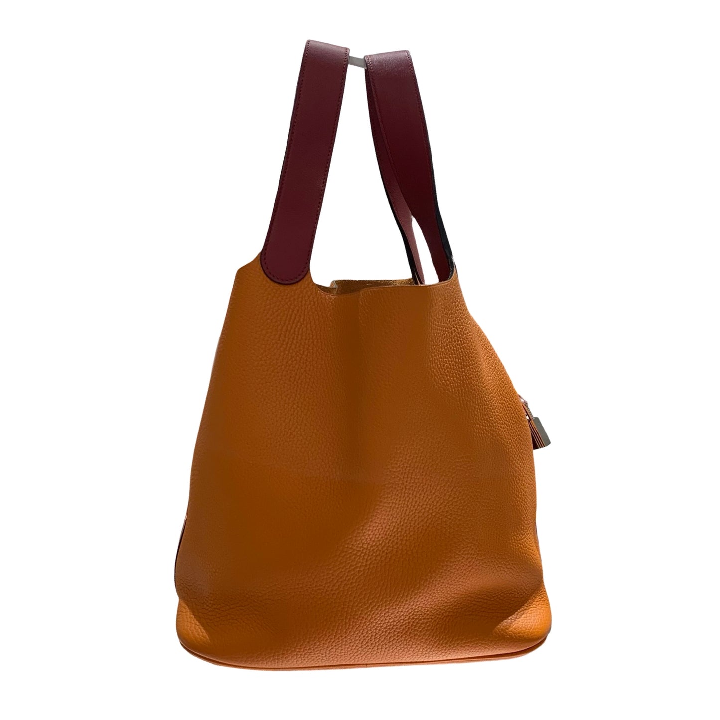 HERMES PICOTIN 26 RED ORANGE PHW [A04199]