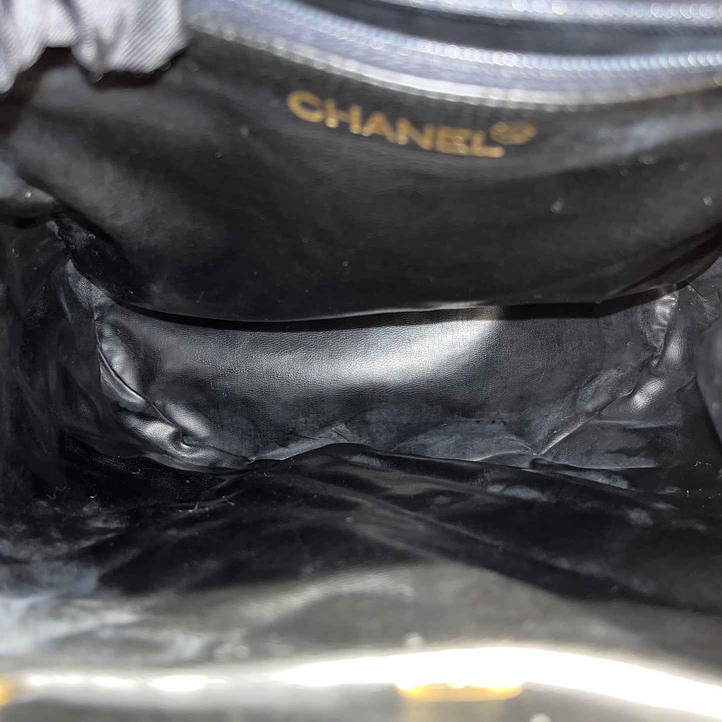 Used CHANEL Backpack Black