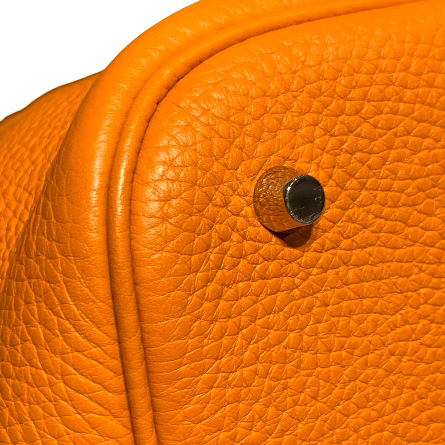 HERMES PICOTIN 26 RED ORANGE PHW [A04199]