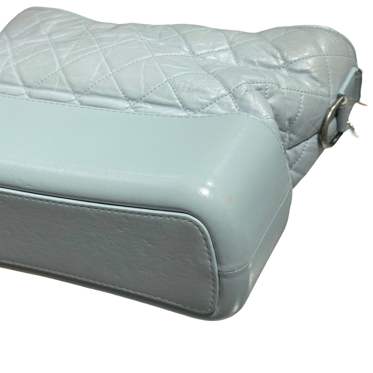 CHANEL GABRIELLE LIGHT BLUE LAMBSKIN  [3000604]