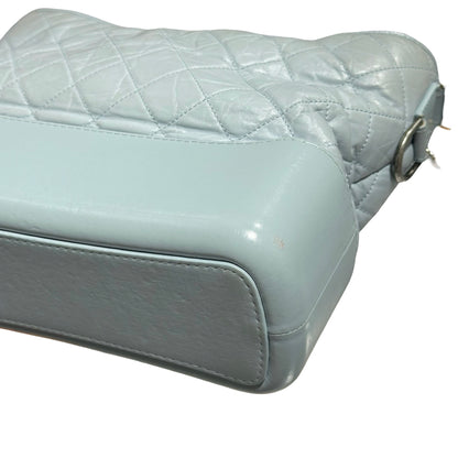 CHANEL GABRIELLE LIGHT BLUE LAMBSKIN  [3000604]