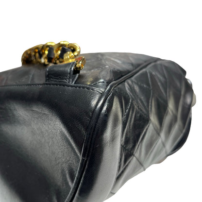 Used CHANEL Backpack Black
