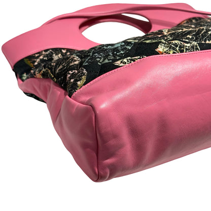 CHANEL 31 BAG LARGE FLORAL PINK NYLON GHW [3000154]