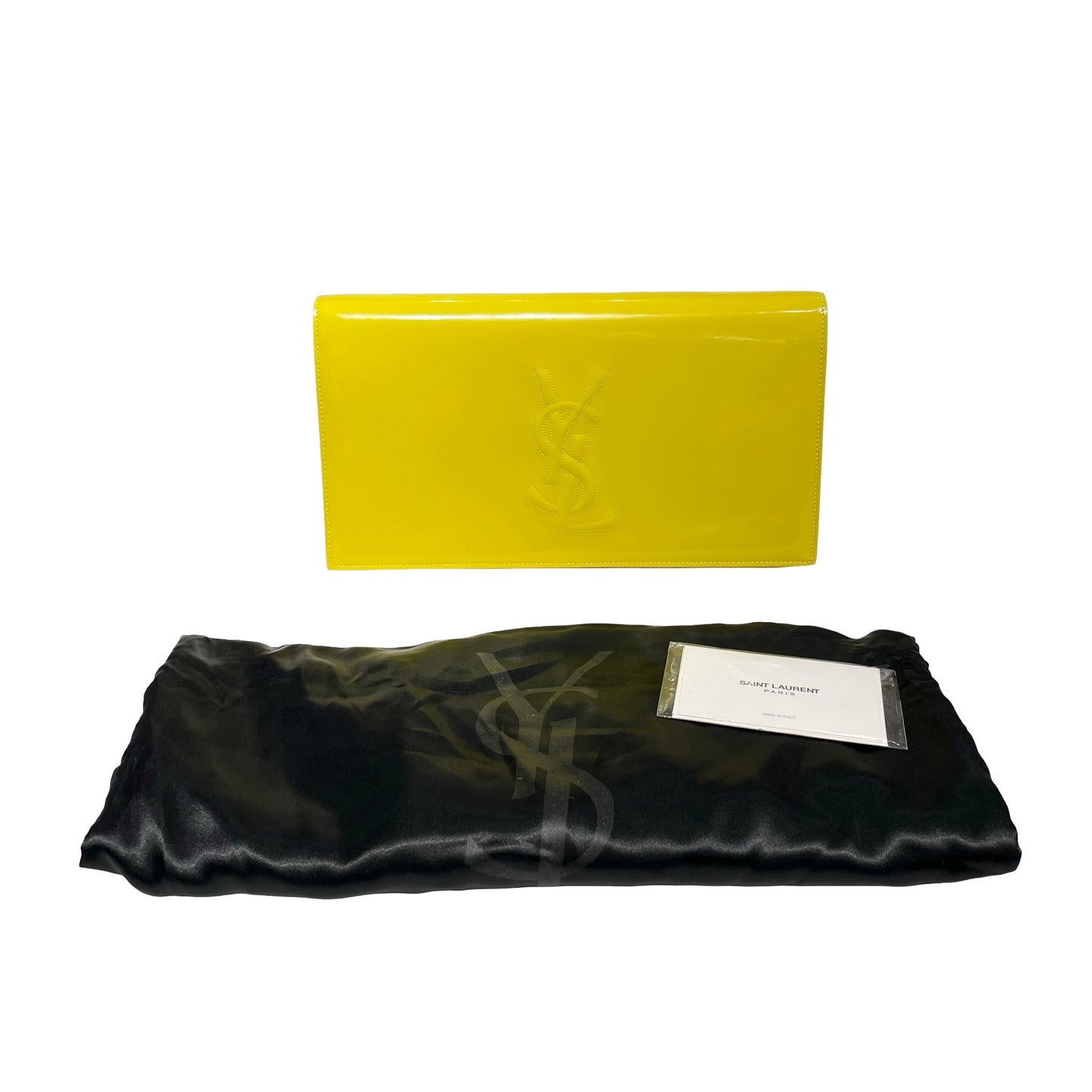 YSL YELLOW CLUTCH [3000866]