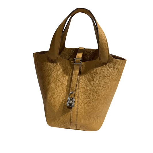 HERMES PICOTIN 18 BISCUIT TC PHW [3000667]