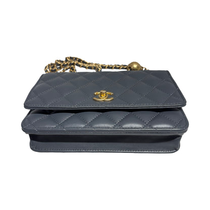 CHANEL GREY WOC [20000310]