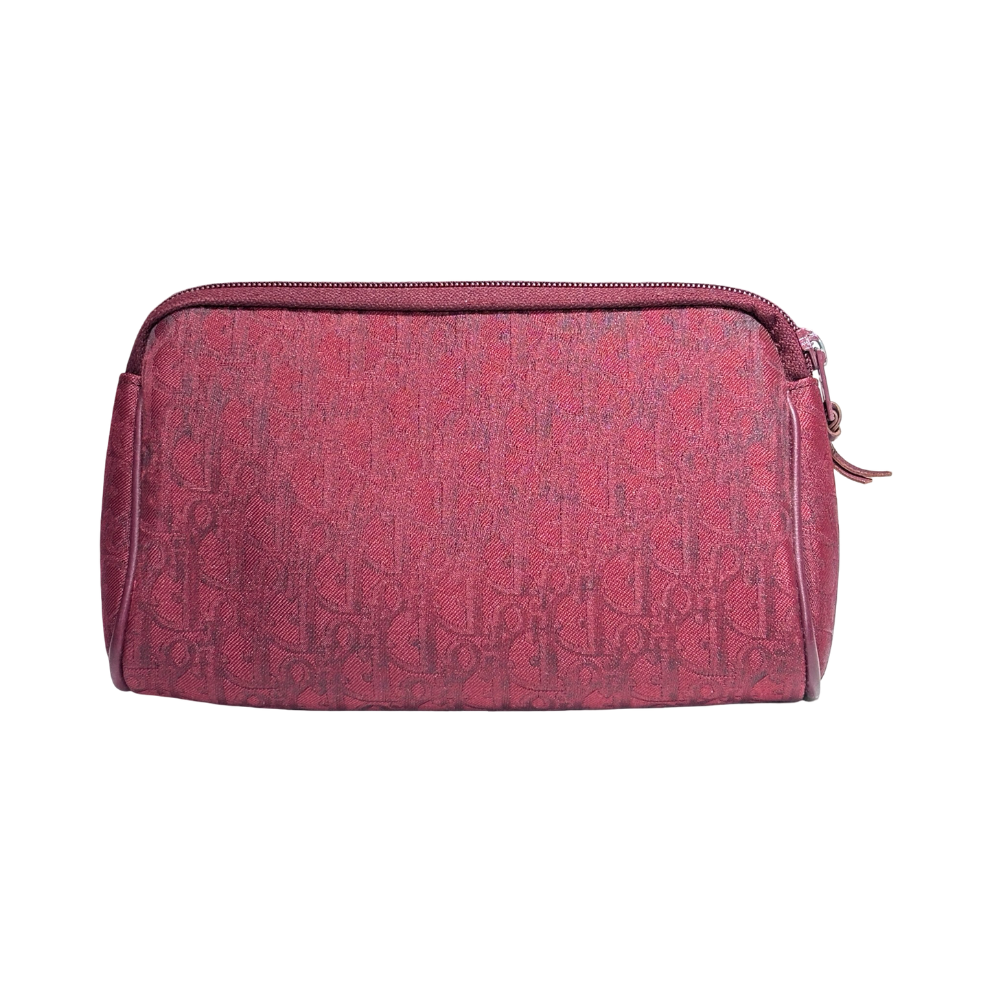 DIOR OBLIQUE VINTAGE CLUTCH RED HANDBAG [3000516]