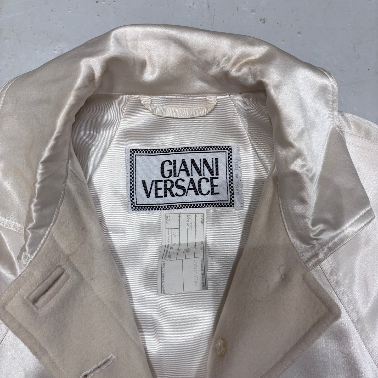 GIANNI VERSACE WHITE JACKET [20002021]