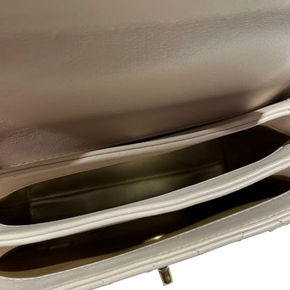 CHANEL LAMBSKIN TRENDY SPIRIT TOP HANDLE CHAIN SHOULDER BAG[3001187]