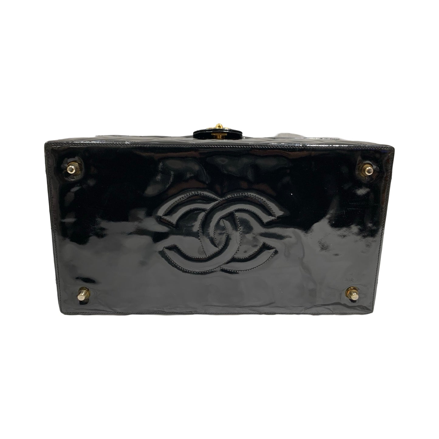 Matelasse Quilted Patent leather Vanity Case Accessories [101278]