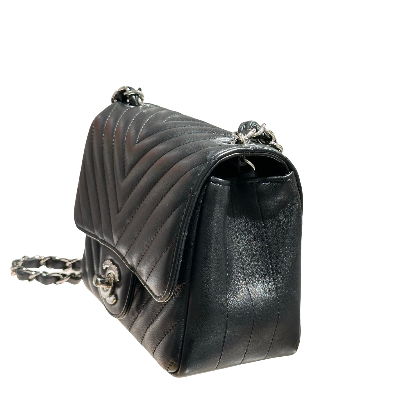 CHANEL V LINE 17CM MINI FLAP BAG [3000457]