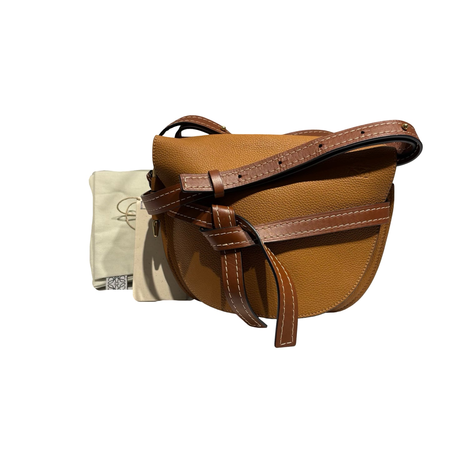 LOEWE SMALL GATE BAG TAN [20000304]