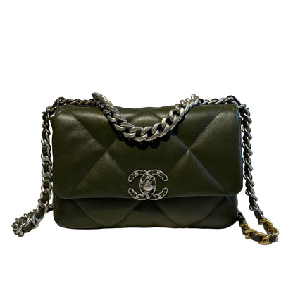 Lambskin Small Chanel 19 Two Way Shoulder Bag [101378]