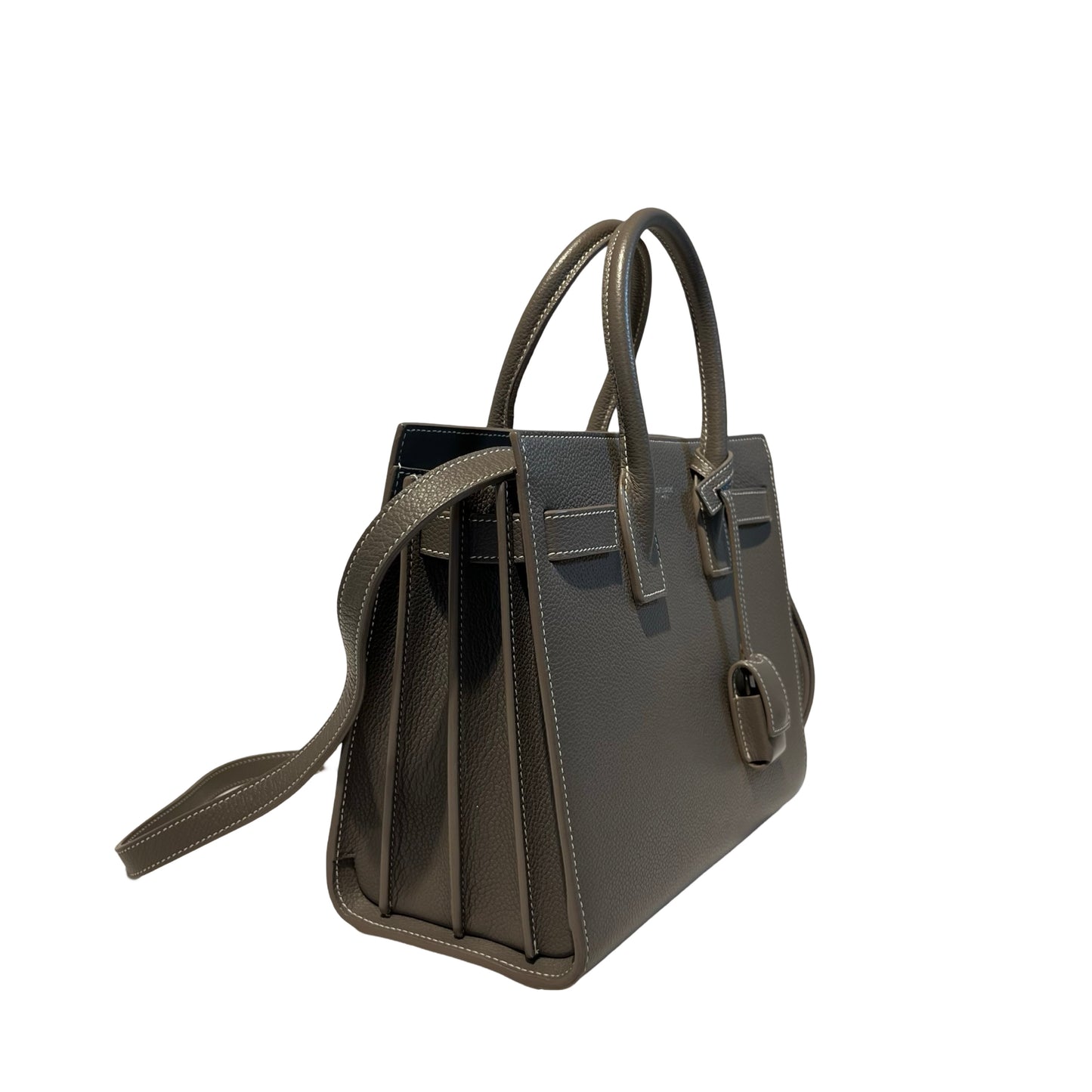 Calfskin SAC DE JOUR Two Way Shoulder Bag [101367]