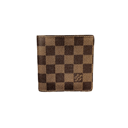 Damier Coated Canvas SHORT FOLD Wallet [101363]