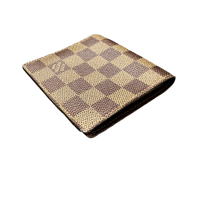 Damier Coated Canvas SHORT FOLD Wallet [101363]