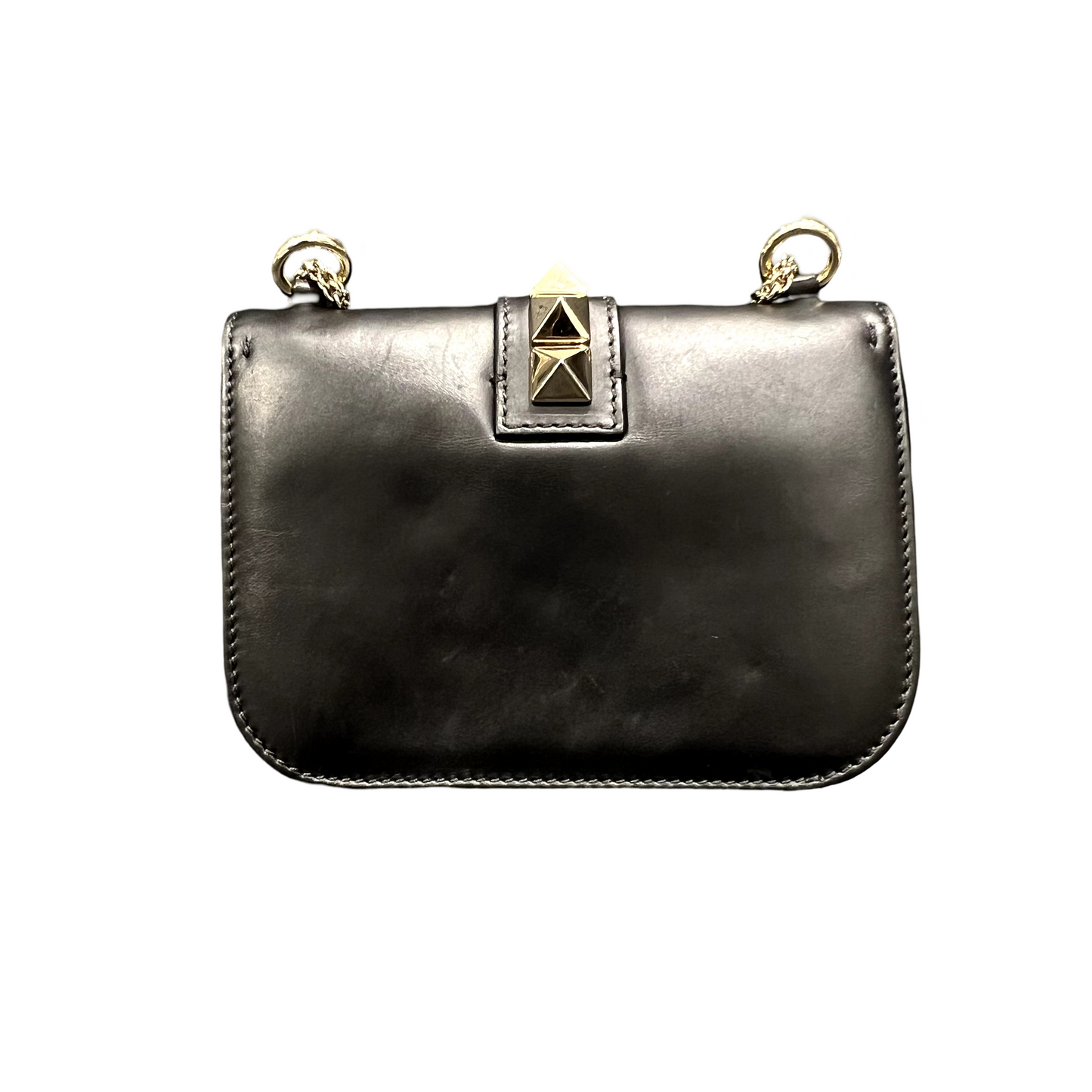 Calfskin  Chain Shoulder Bag [101361]