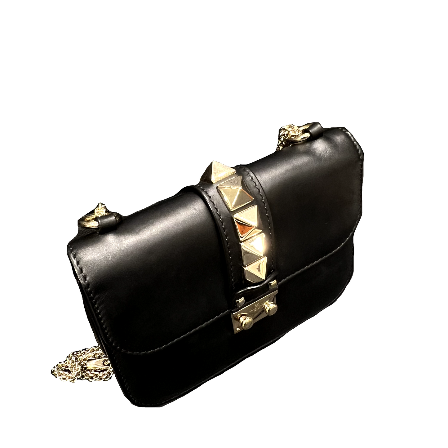 Calfskin  Chain Shoulder Bag [101361]