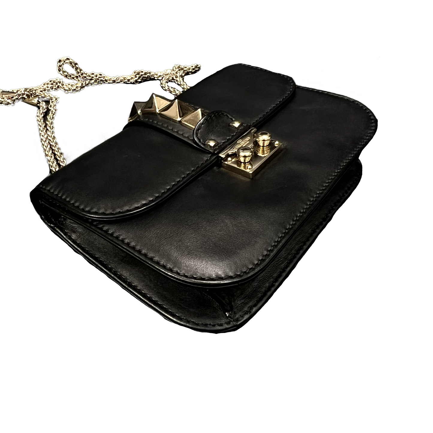 Calfskin  Chain Shoulder Bag [101361]