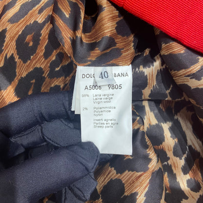D&G RED LONG JACKET [20002020]