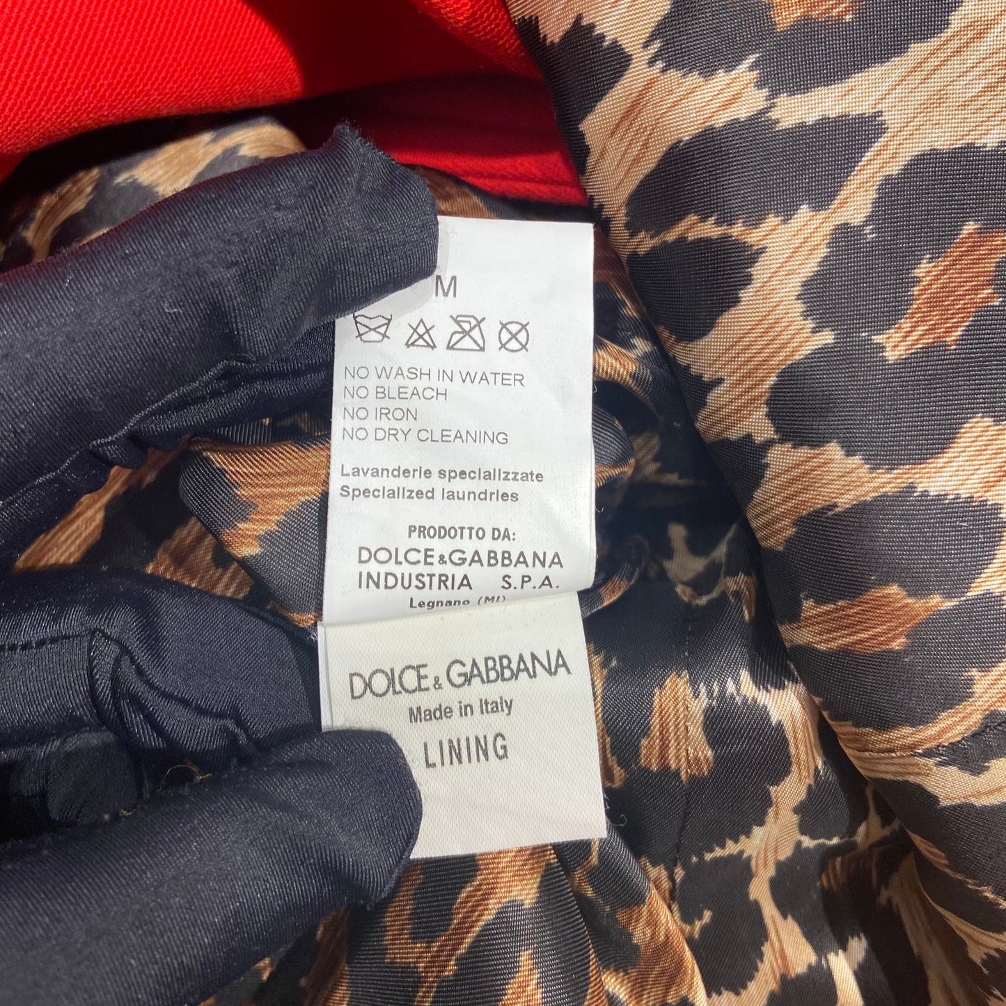 D&G RED LONG JACKET [20002020]