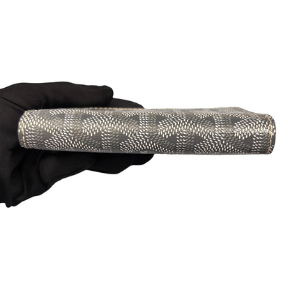 GOYARD SAINT GABRIEL GREY PHW CANVAS WALLET [3000602]